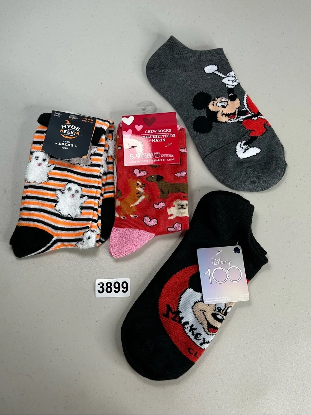 Women’s Socks 4 Pairs Disney Hyde And Eek New